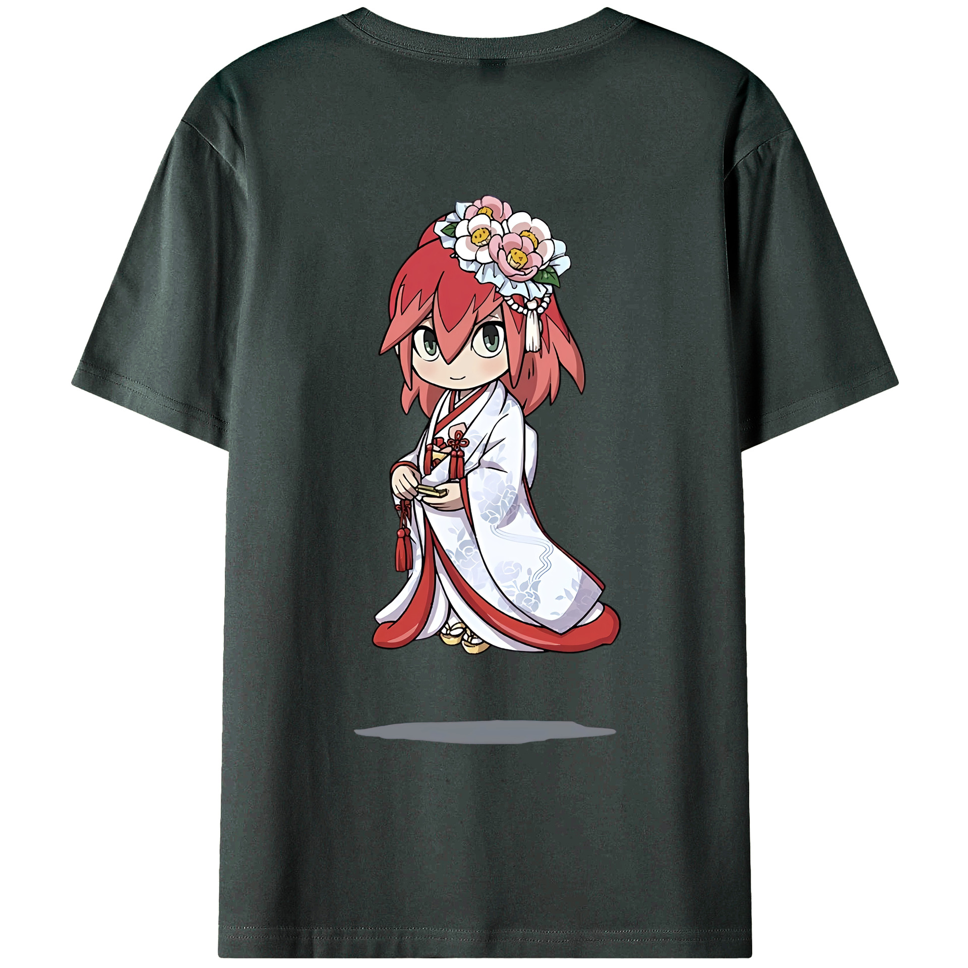 （画像用） 妖怪ウォッチ Yo-kai Watch 綿100％ メンズ半袖Tシャツ（バックプリント） 通気性